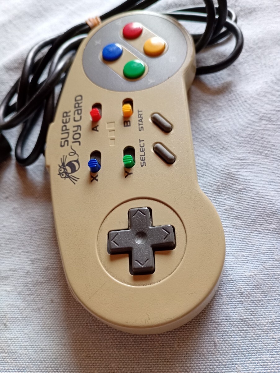 スーパーファミコン本体・連射機能スーパージョイカード・ボンバーマンソフト 動作確認済 SFCスーパーファミコン専用コントローラー ハドソン