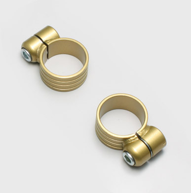 ハリケーン HURRICANE セパハン用 セパレートハンドル用 ホルダー左/右set ホルダー内径φ50×30mm ゴールド HS5000G_画像1