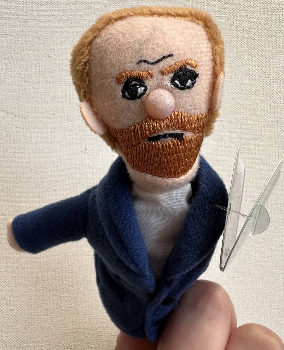 MAGNETIC PERSONALITIES『 VINCENT VAN GOGH 』マグネット付き指人形 美品_画像5