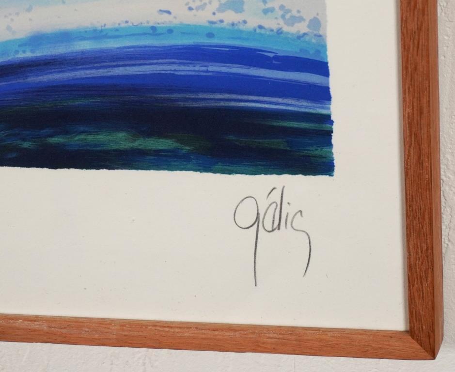 フランス 作家ダニエル スキオラ作*リトグラフ 直筆サイン入り*額装 大判 版画 フランス 作家ダニエル スキオラ作*リトグラフ 直筆サイン入り