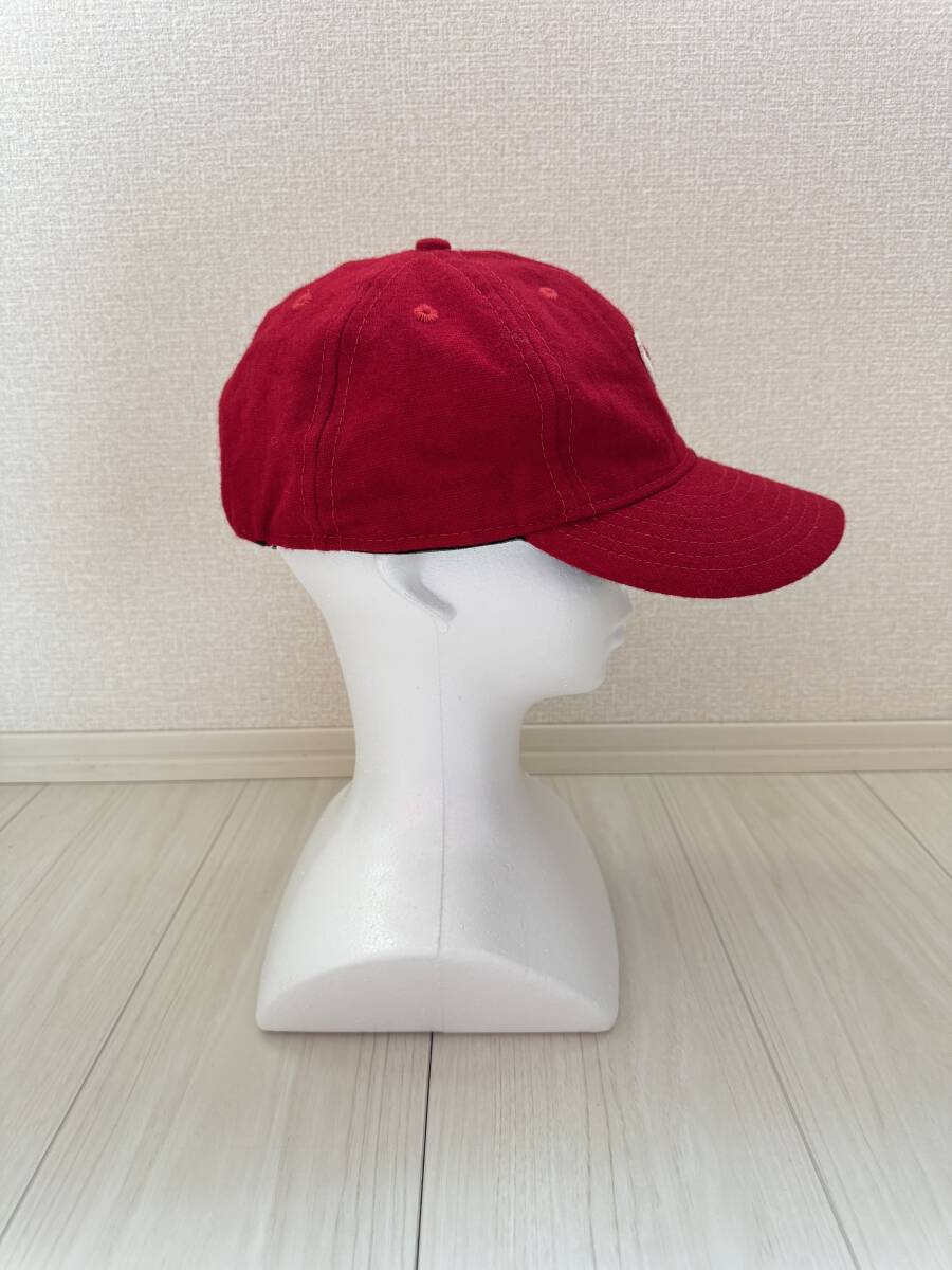 美品 USA 製 Old COOPERS TOWN BALL CAP クーパーズタウン ボールキャップ フェルトワッペン ウール フランネル ヴィンテージ Vintage 古着_画像4