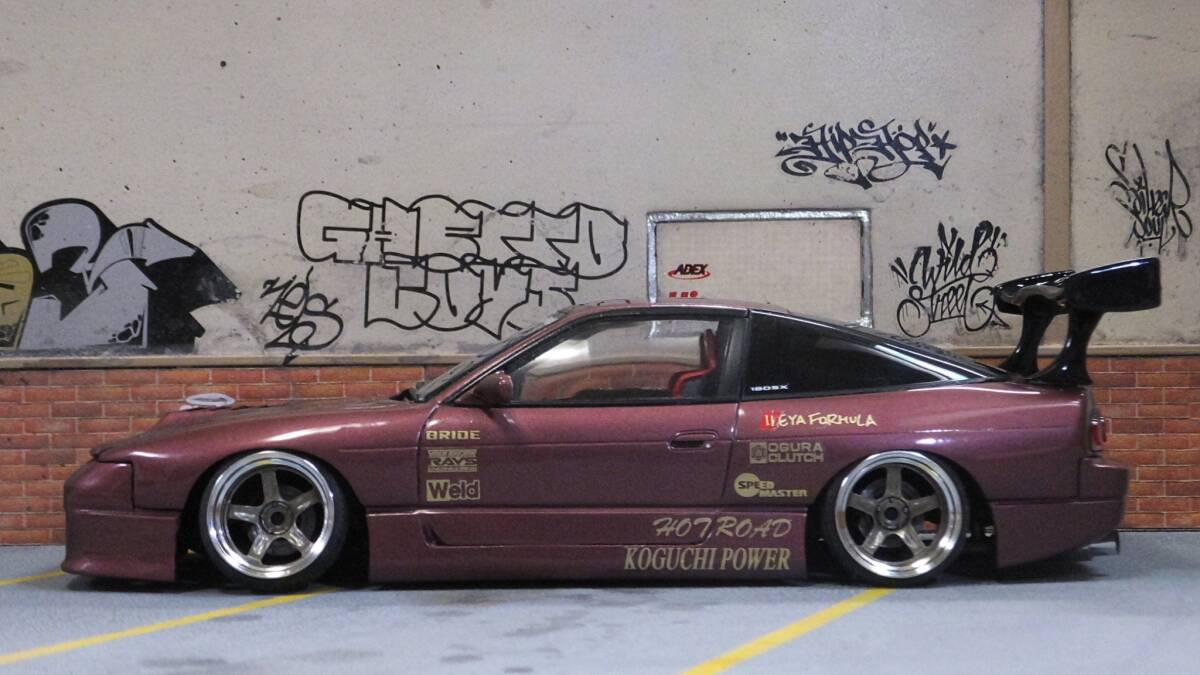 1/24 180SX 完成品　IKEYA FORMULA ドリフト 1/24 180SX 完成品 IKEYA FORMULA ドリフト - メルカリ
