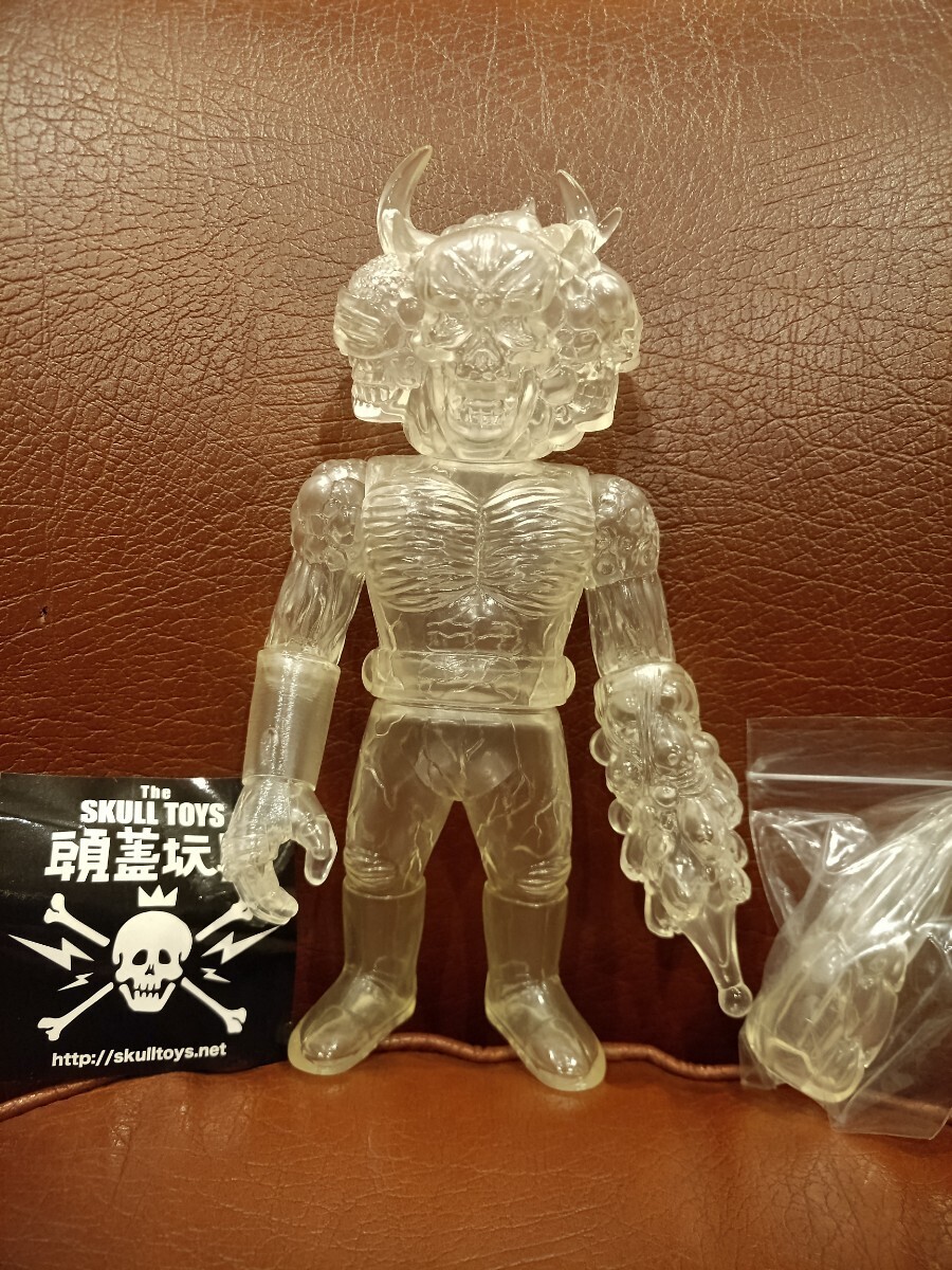 SKULL TOYS クリア ドクロックスマン リアルヘッド Realhead SKULL TOYS ドクロックスマン クリア REALHEAD リアルヘッド
