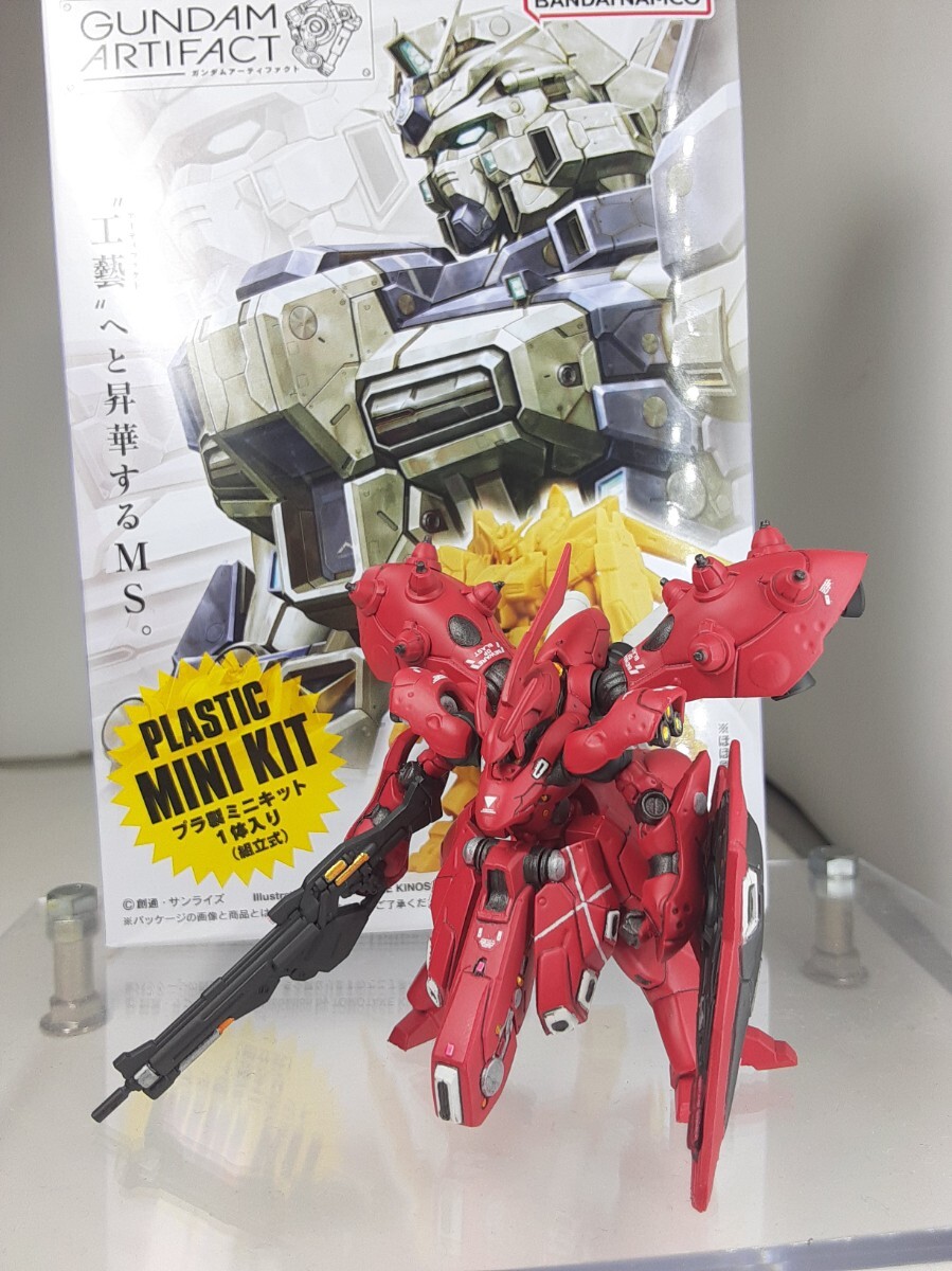 ガンダムアーティファクト ナイチンゲール 塗装 改修 完成品
