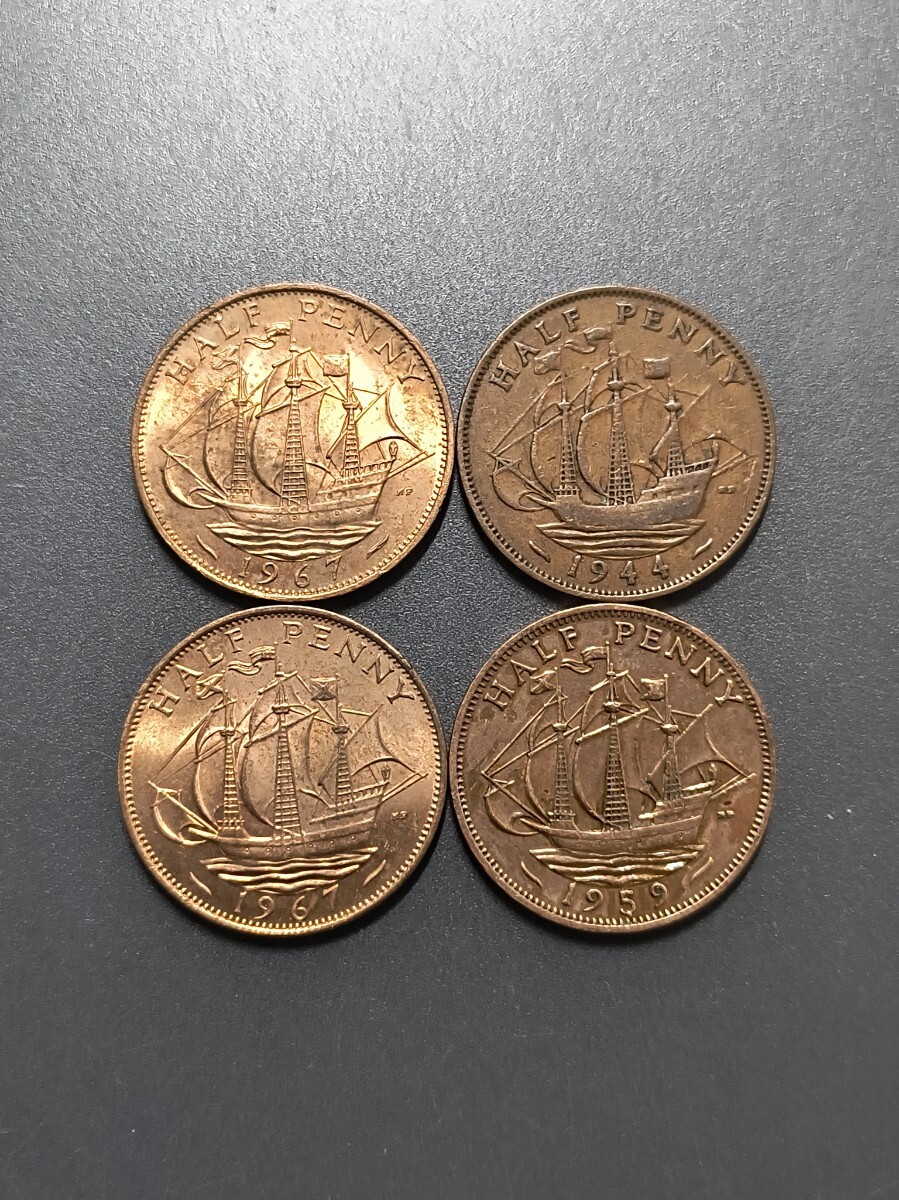 イギリス ハーフペニー エリザベス ジョージ コイン 硬貨 まとめ売り Yahoo!オークション - 古銭 イギリス ハーフペニー 硬貨 まとめ
