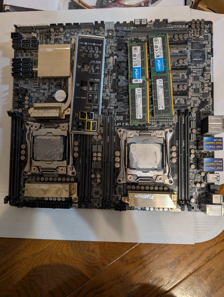 asus z10pe-d8 ws 2690v4×2等 セット ジャンク Asus z10pe d8 ws