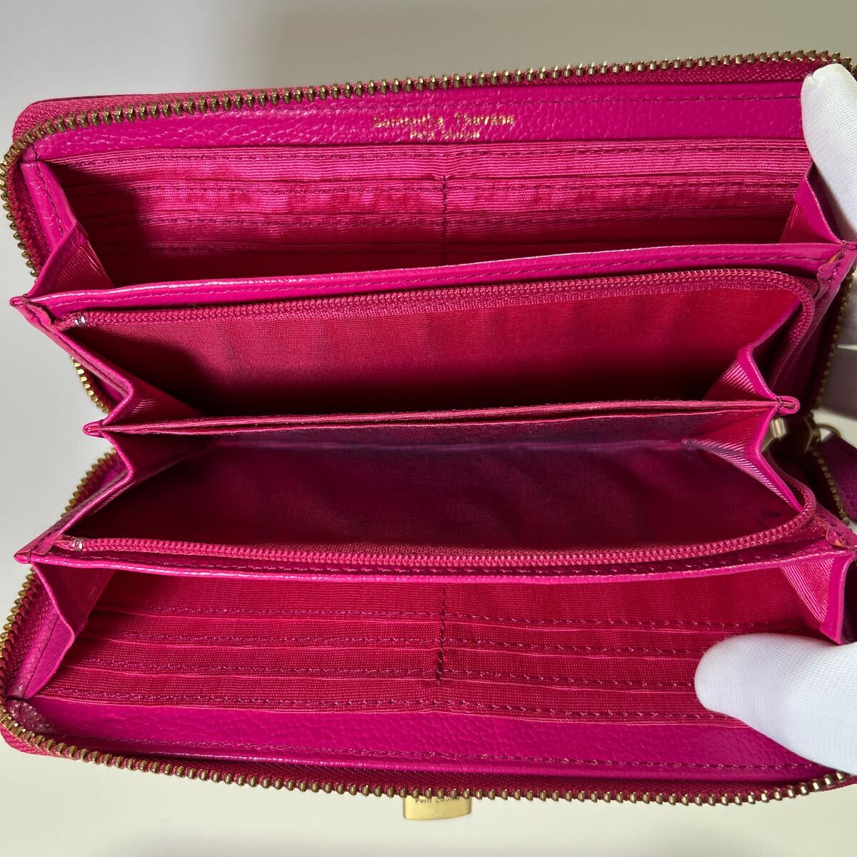 ☆良品☆ ★サマンサタバサ アイテム 5点SET★ ジップ 長財布 がま口 ミニ財布 コインケース 名刺入れ パスケース【送料無料】0722_画像4