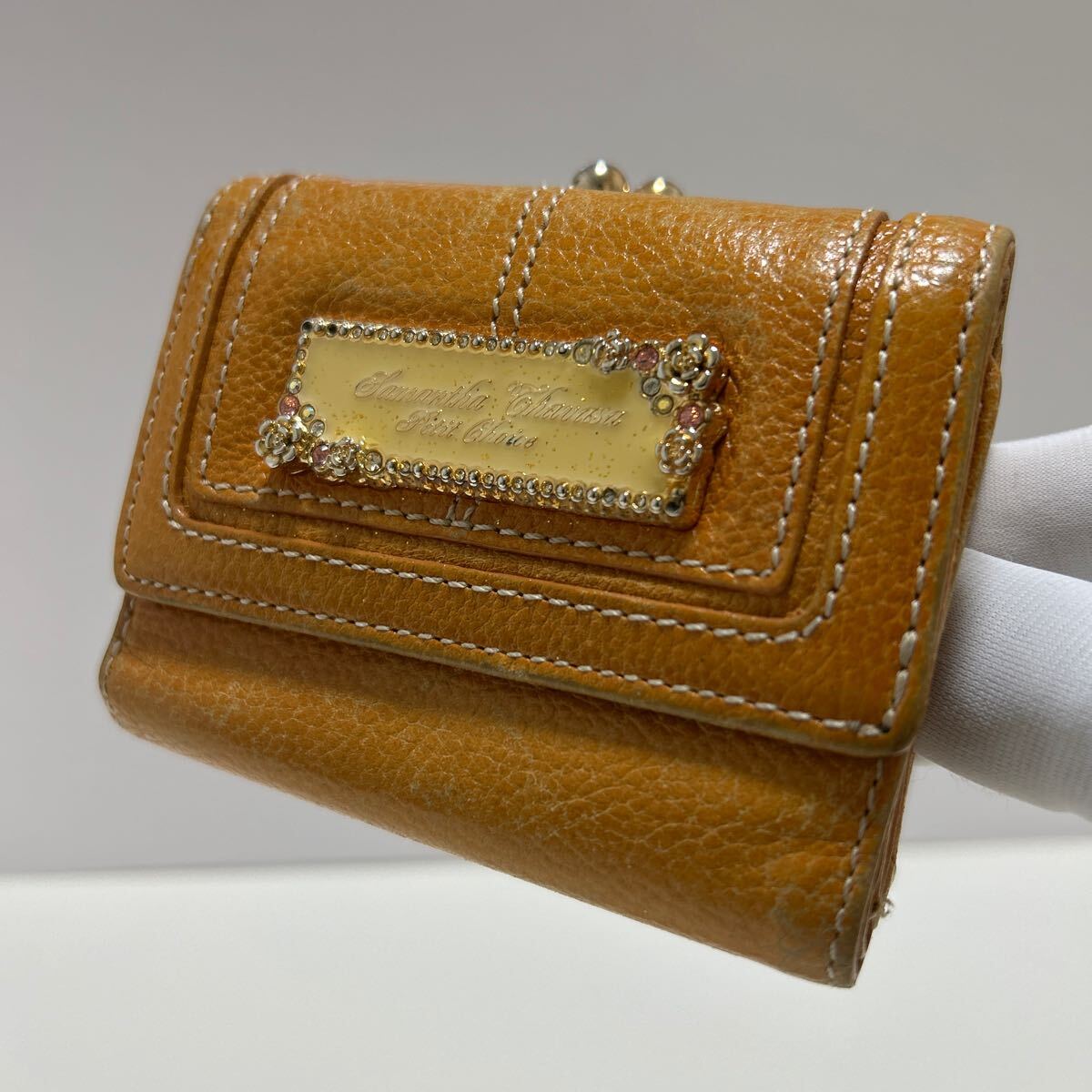 ☆良品☆ ★サマンサタバサ アイテム 5点SET★ ジップ 長財布 がま口 ミニ財布 コインケース 名刺入れ パスケース【送料無料】0722_画像5