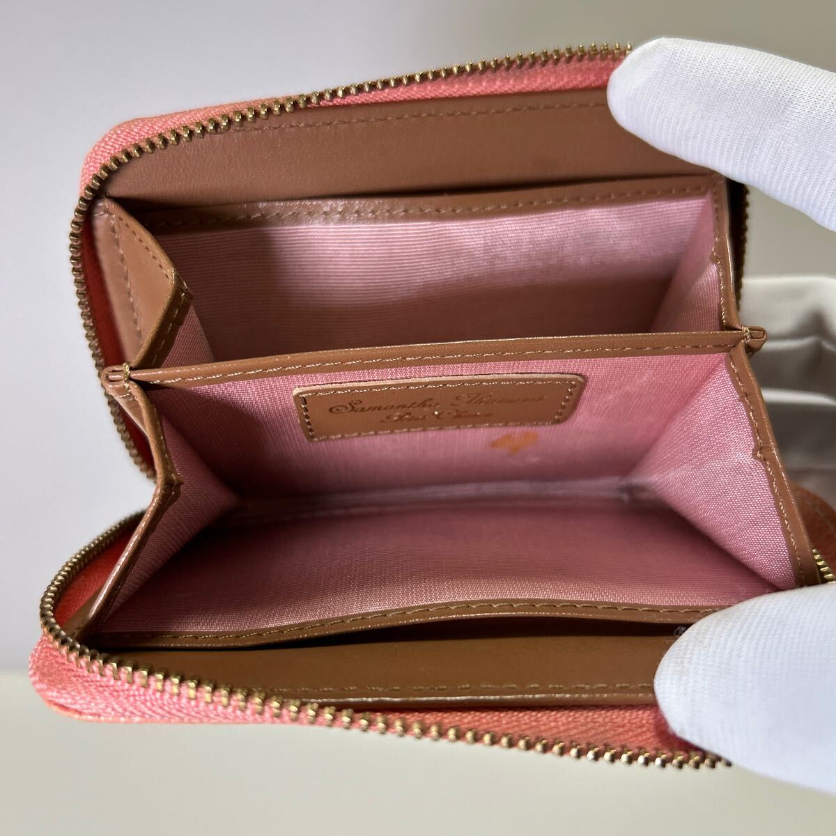 ☆良品☆ ★サマンサタバサ アイテム 5点SET★ ジップ 長財布 がま口 ミニ財布 コインケース 名刺入れ パスケース【送料無料】0722_画像8