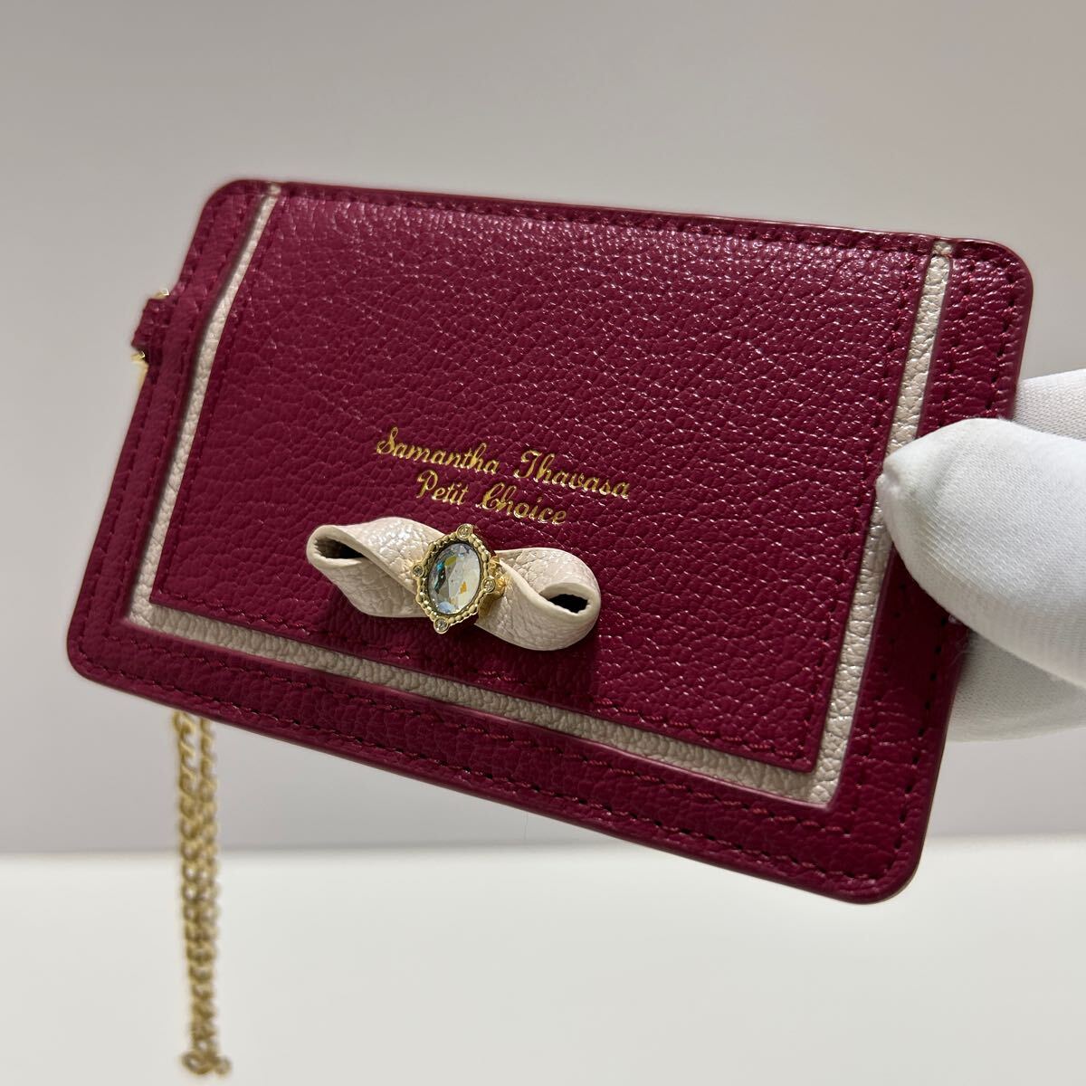 ☆良品☆ ★サマンサタバサ アイテム 5点SET★ ジップ 長財布 がま口 ミニ財布 コインケース 名刺入れ パスケース【送料無料】0722_画像10