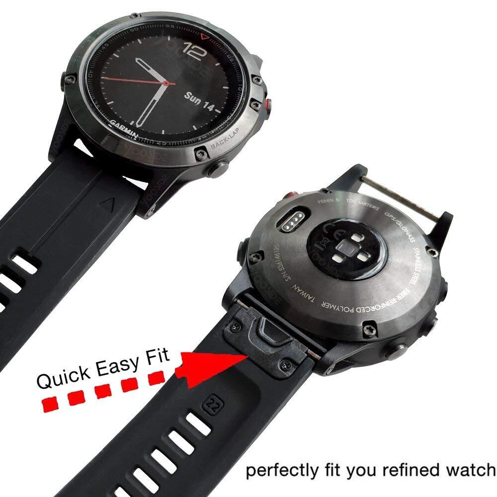 QuickFit 22mm シリコンベルトと互換性のあるガーミン Garmin Fenix 8 47mm/ epix Pro 47_画像4