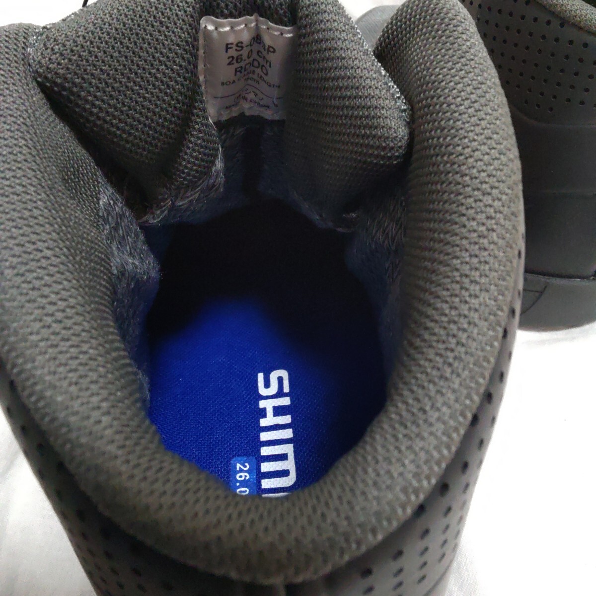 シマノ ドライシールドラジアルスパイクフィットシューズ HW FS-083P グレー26.0cm 【送料込み価格】_画像5