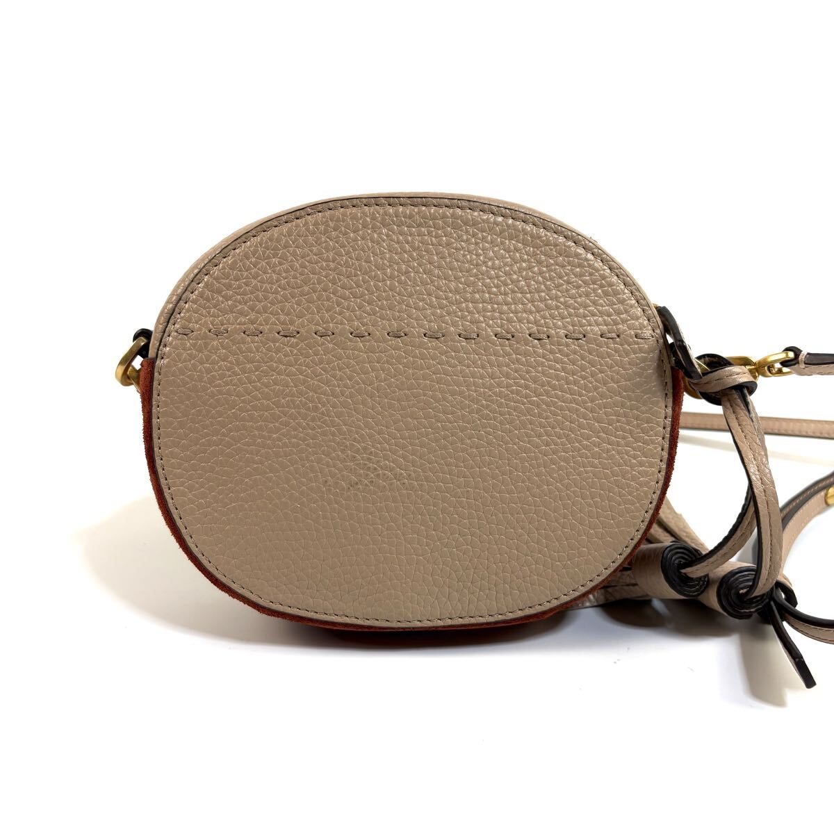 TORYBURCH レザー ショルダーバッグ スエードトリム 美品】TORY BURCH トリーバーチ レザー スエード クロスボディ