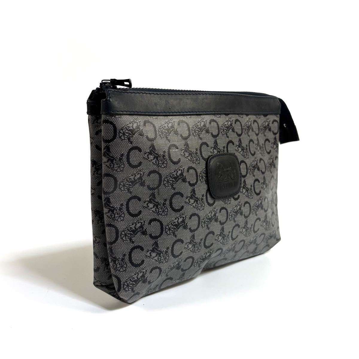 【外美品】CELINE セリーヌ クラッチ ショルダー セカンドバッグ PVC 美品】CELINE セリーヌ PVC レザー セカンドバッグ クラッチ