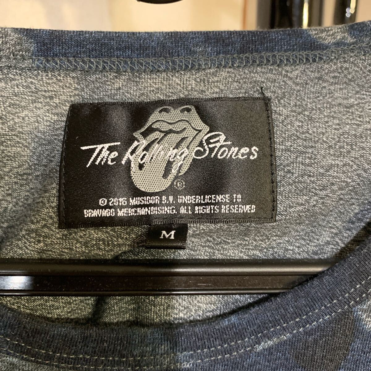 The Rolling Stones / ザ・ローリング・ストーンズ ロゴ刺繍 Ｔシャツ / Mサイズ_画像4