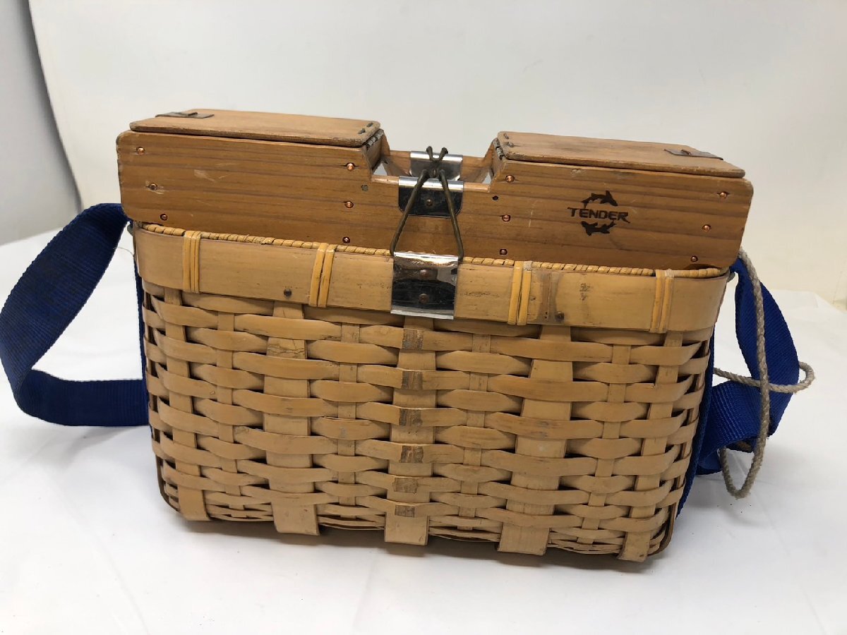 ◆TENDER テンダー 魚籠 竹籠 魚入れ ビク 中古◆15225 Yahoo!オークション - TENDER テンダー 魚籠 竹籠 魚入れ ビク