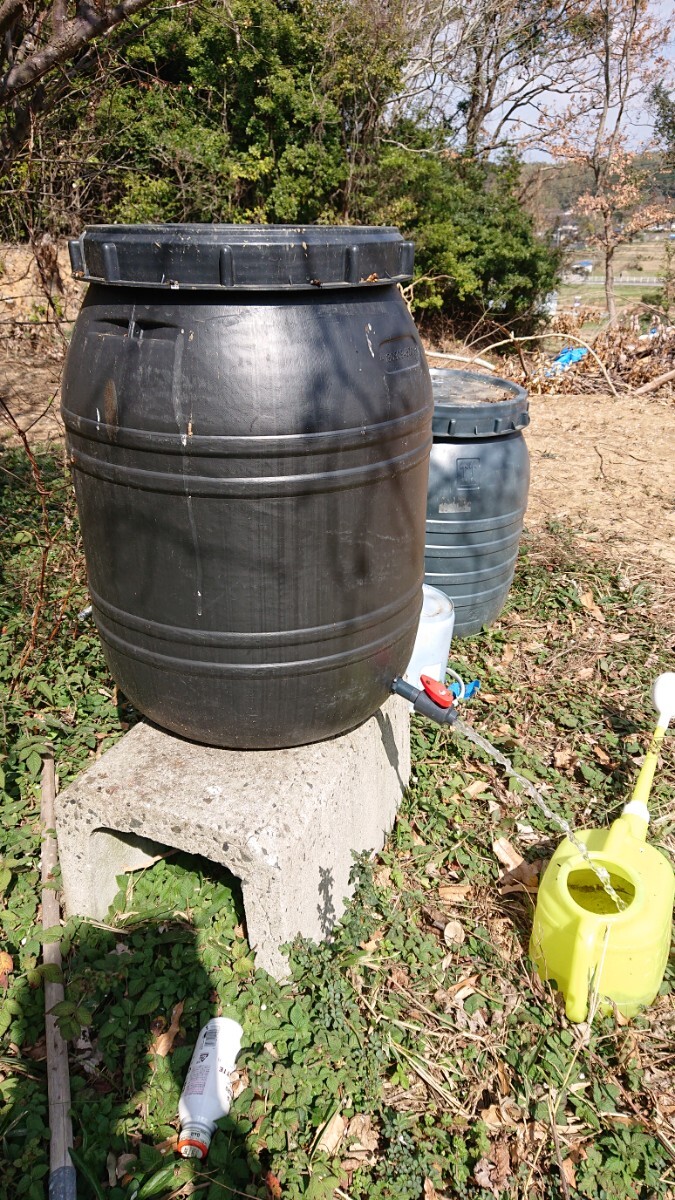 雨水タンク150Lコック付き、送料込み 雨水タンク150L黒コック付き 送料込み|Yahoo!フリマ(旧PayPay