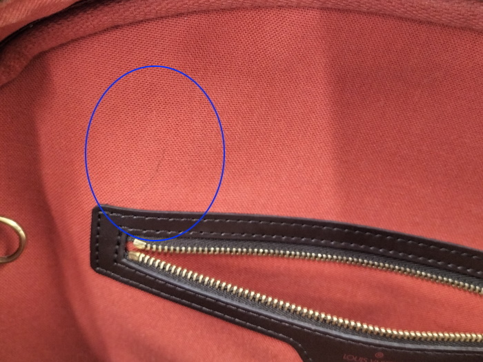 LOUISVUITTON ノリータ ハンドバッグ ダミエ エベヌ N41455_画像7