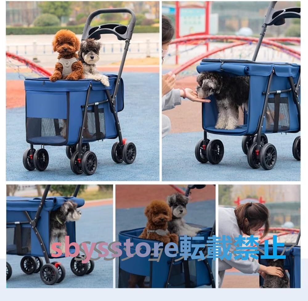  домашнее животное Cart собака для собака для коляска домашнее животное Buggy складной собака Cart большой собака много голова средний маленький размер собака * кошка складной домашнее животное коляска собака легкий комплект .