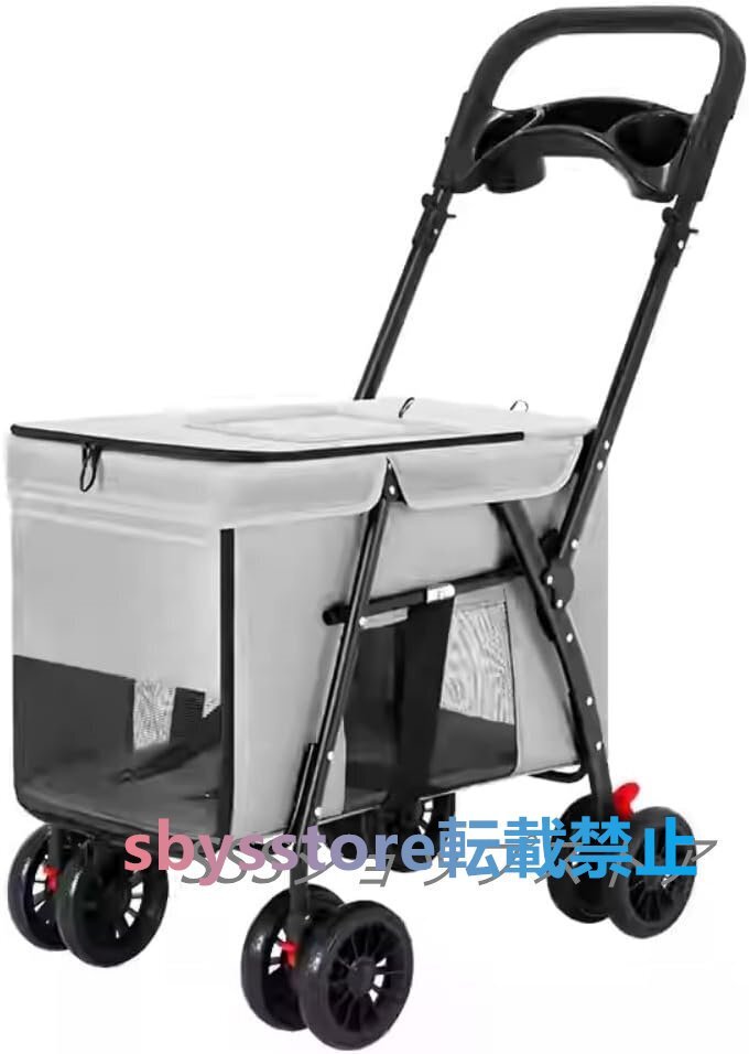  домашнее животное Cart собака для собака для коляска домашнее животное Buggy складной собака Cart большой собака много голова средний маленький размер собака * кошка складной домашнее животное коляска собака легкий комплект .