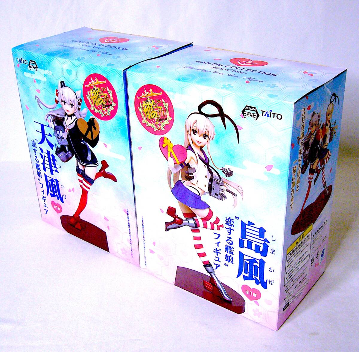 タイトー 島風 & 天津風 艦隊これくしょん -艦これ- “恋する艦娘” フィギュア 塗装済み完成品 全高約17.5cm 2個まとめ売り 未開封_画像8