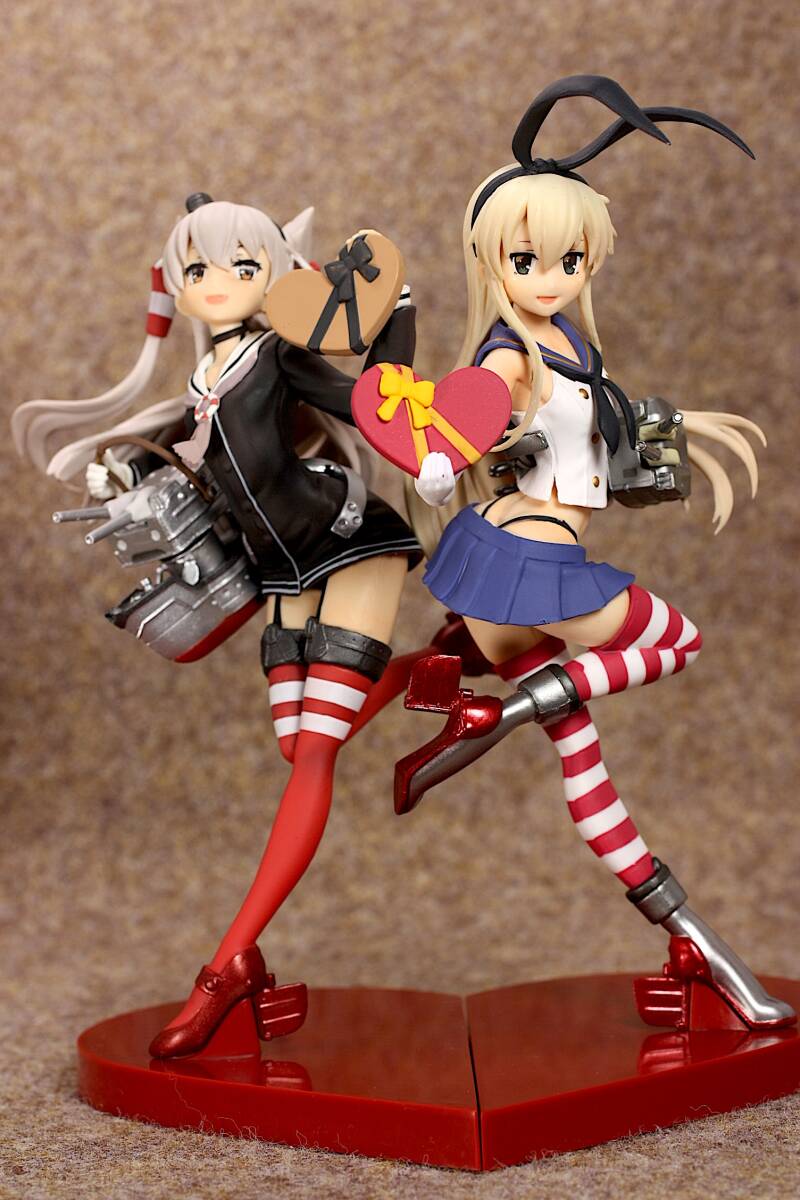 タイトー 島風 & 天津風 艦隊これくしょん -艦これ- “恋する艦娘” フィギュア 塗装済み完成品 全高約17.5cm 2個まとめ売り 未開封_画像10