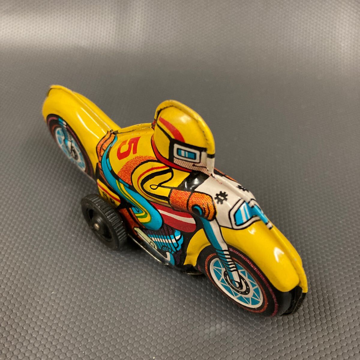  Showa Retro жестяная пластина мотоцикл ② подлинная вещь мотоцикл не использовался товар сделано в Японии 