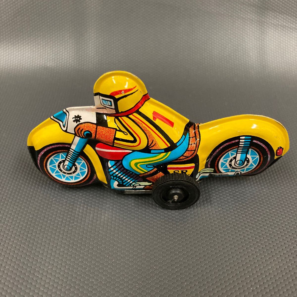  Showa Retro жестяная пластина мотоцикл ② подлинная вещь мотоцикл не использовался товар сделано в Японии 