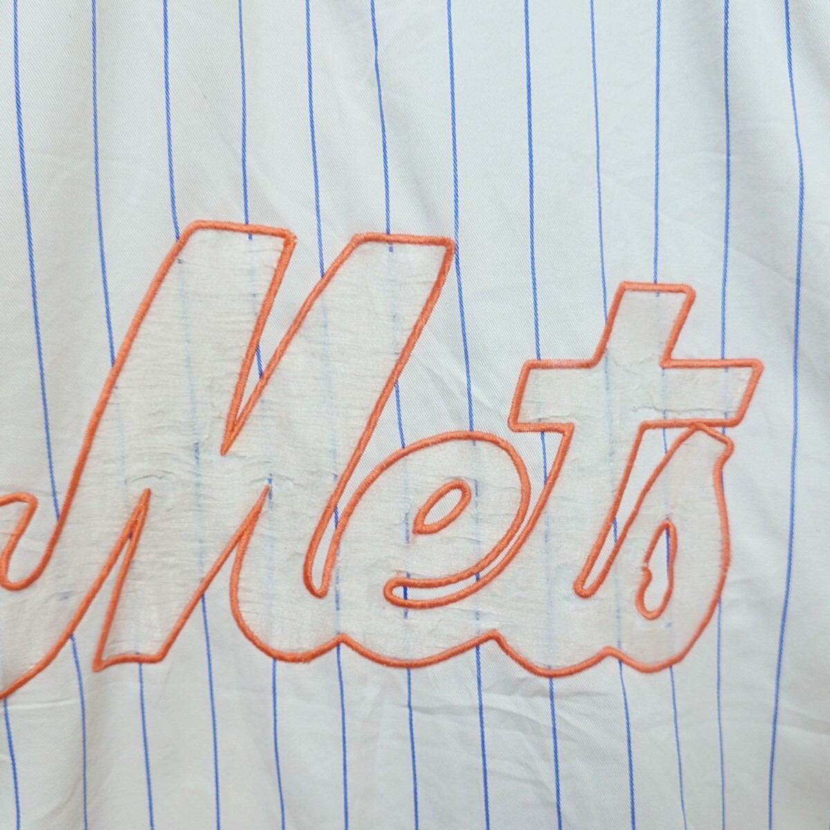 90s STARTER ニューヨークメッツ ベースボールシャツ A-3875