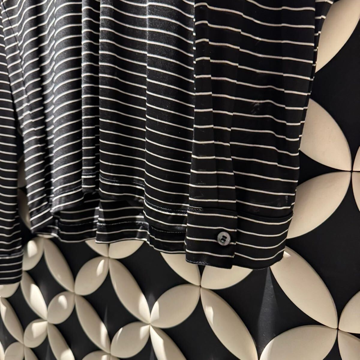 アルマーニコレッツォーニ ボーダー柄トップス/ポロシャツ_画像5