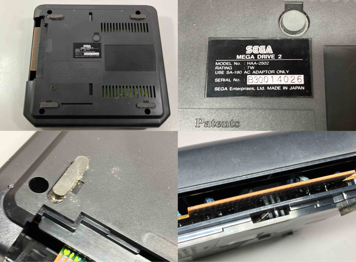 【懐かしゲーム機】ジャンク品/メガドライブ 2/16BIT/HAA-2502 ジャンク SEGA MEGA DRIVE 2 HAA-2502 セガ メガドライブ2(本体