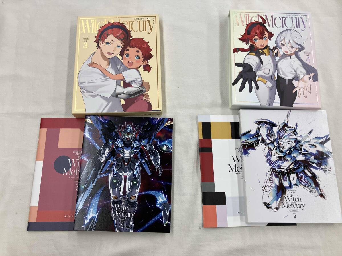 DVD　機動戦士ガンダム 水星の魔女　全8巻　新品ケース付 付属品欠品あり】機動戦士ガンダム 水星の魔女 全8巻（全4