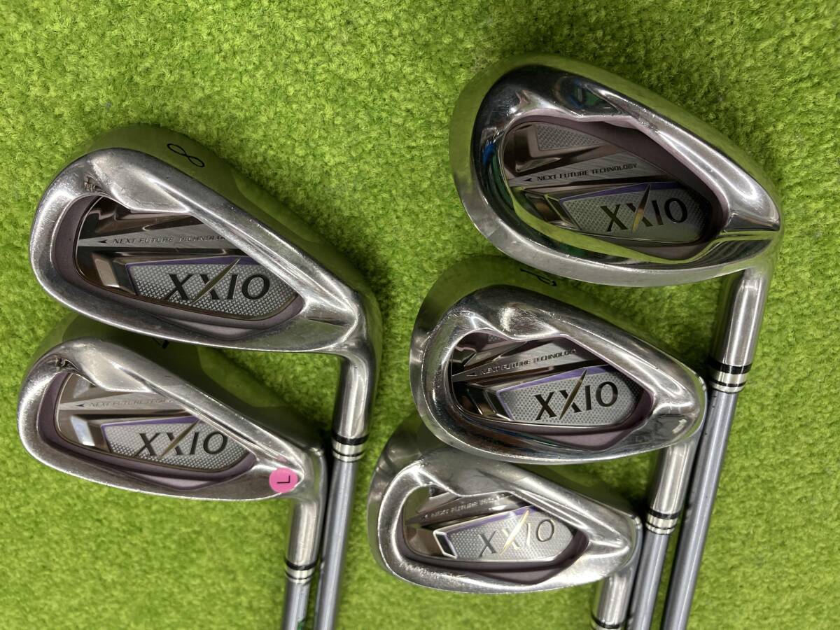 XXIO7 ゼクシオ7 レディース アイアン 5本セット Lシャフト アイアンセット レディース DUNLOP XXIO 7 ダンロップ ゼクシオ