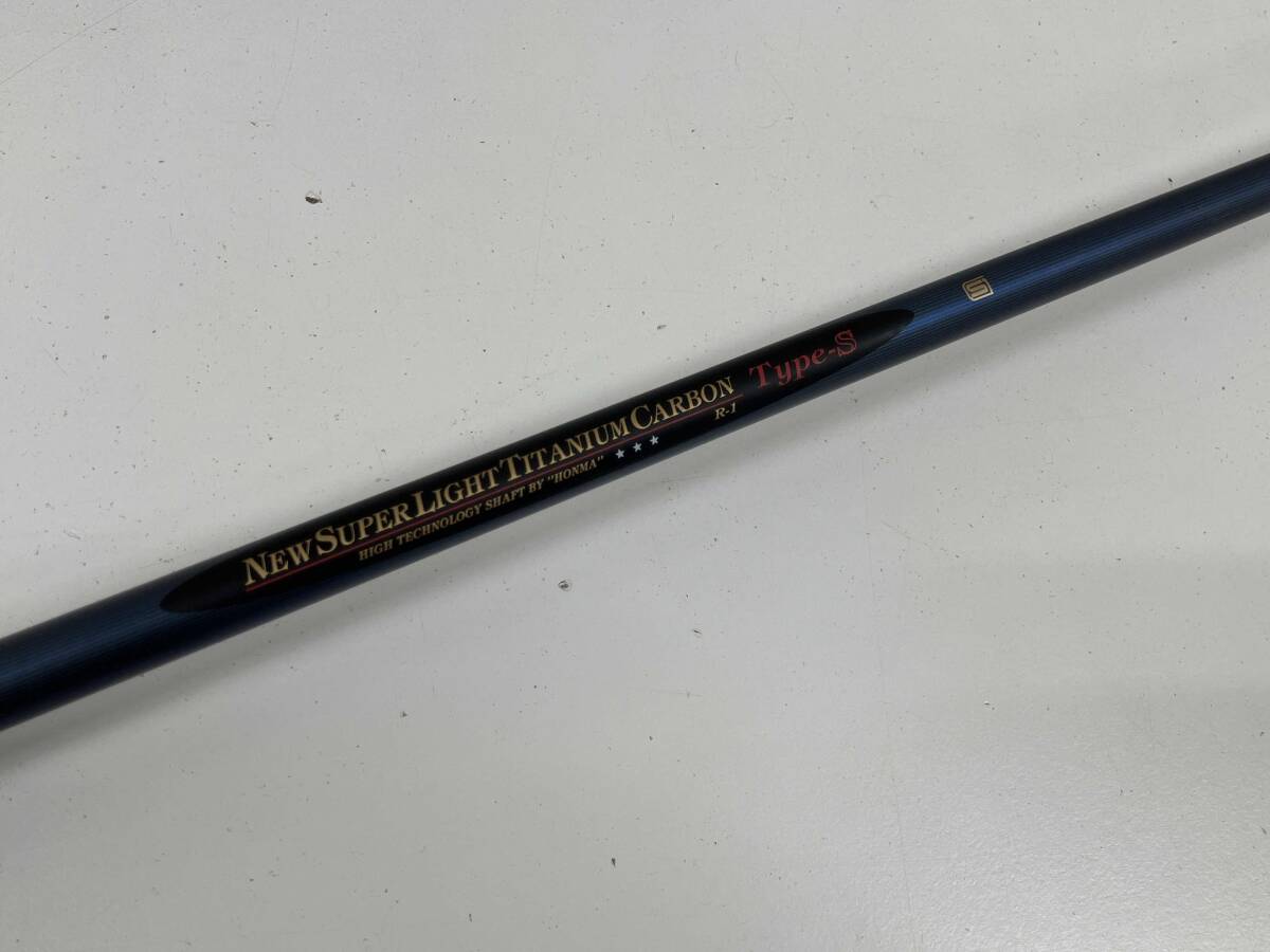 HONMA GOLF LB‐606 NEW H＆F アイアンセット 3-11,S 10本セット NEW SUPER TITANIUM CARBON Type-S フレックスR-1