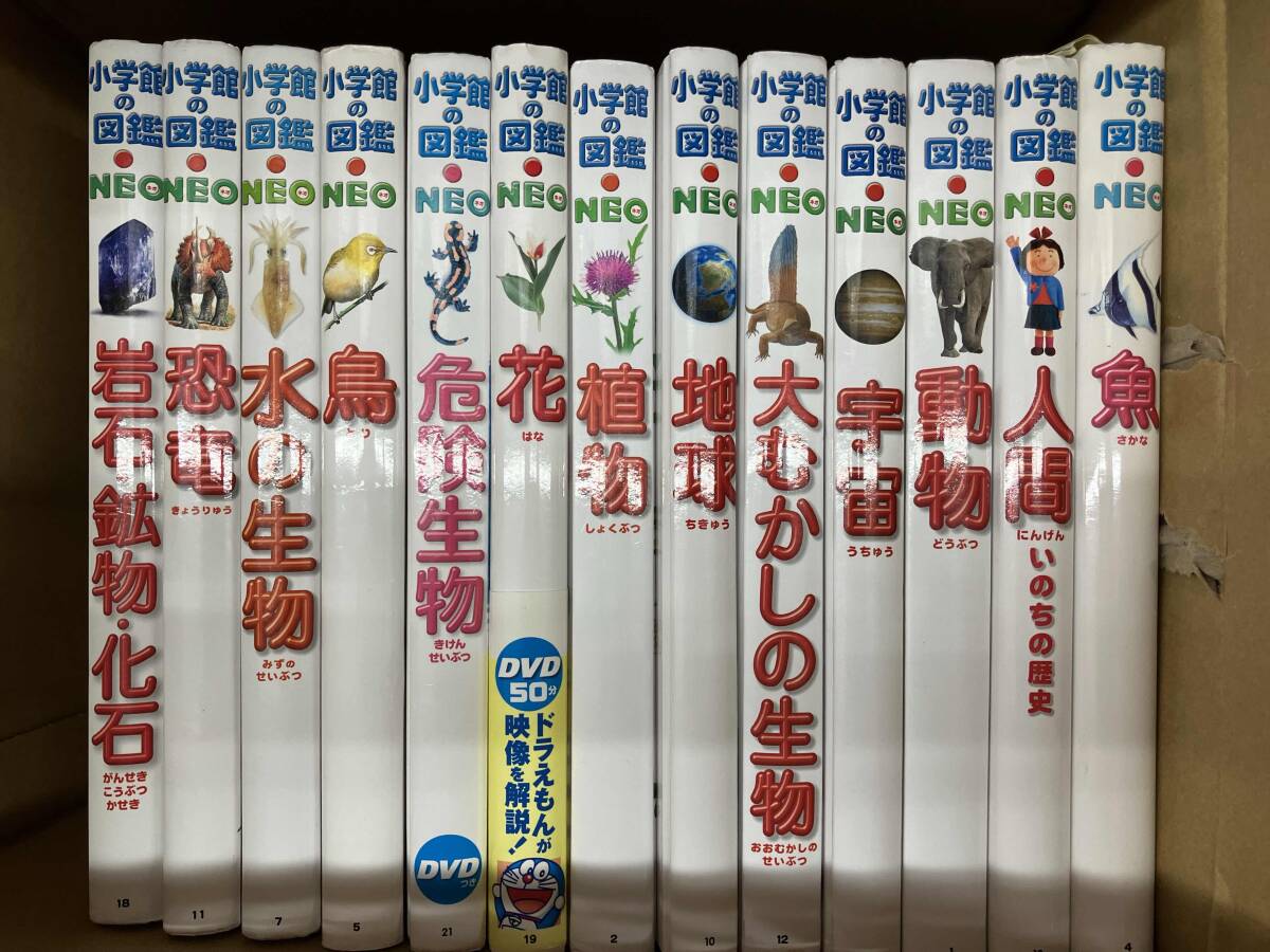 【美品】小学館の図鑑 NEO 13冊セット 小学館の図鑑 NEO シリーズ13冊セット ※DVD欠品(図鑑)|売買され