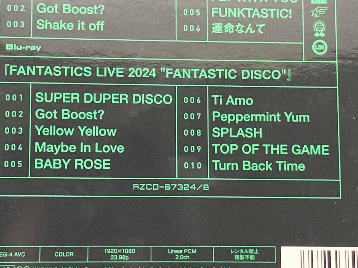 FANTASTICS from EXILE TRIBE CD Cosmic Resonance(LIVE盤)(Blu-ray Disc付)_画像7