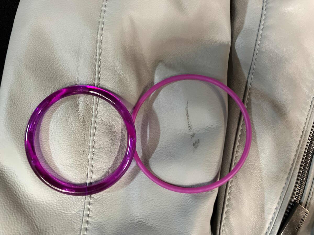 JOSEPH ジョセフLWJHSW0001 シングルライダースアイボリー系 46 店舗受取可_画像8