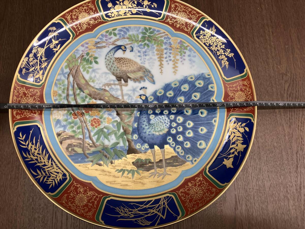 【ノリタケ】 「紀年額皿1979-3000/2049限定品」。 Noritake/紀年額皿 1981年孔雀/限定3000枚 その他インテリア雑貨
