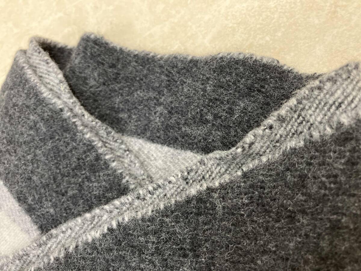 LOUIS VUITTON ルイヴィトン エシャルプ LVホライゾン マフラー AB0138 M70922 グレー_画像6