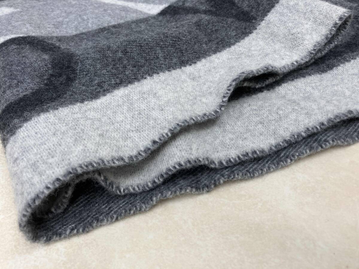 LOUIS VUITTON ルイヴィトン エシャルプ LVホライゾン マフラー AB0138 M70922 グレー_画像5