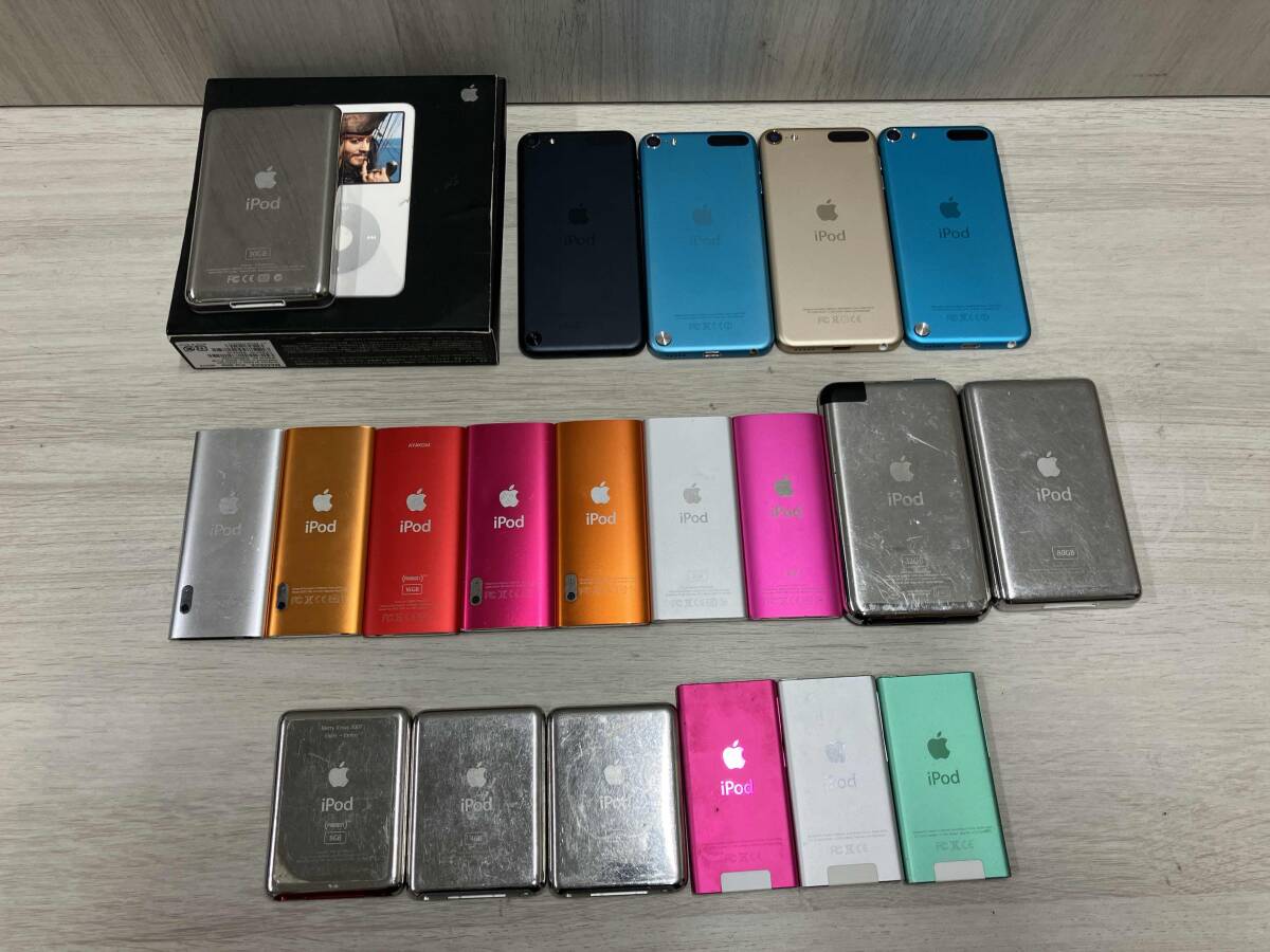 【中古】Apple iPod まとめ売り 20点 ジャンク ジャンク Apple iPod まとめて 20点 nano/classic/touch 全て未