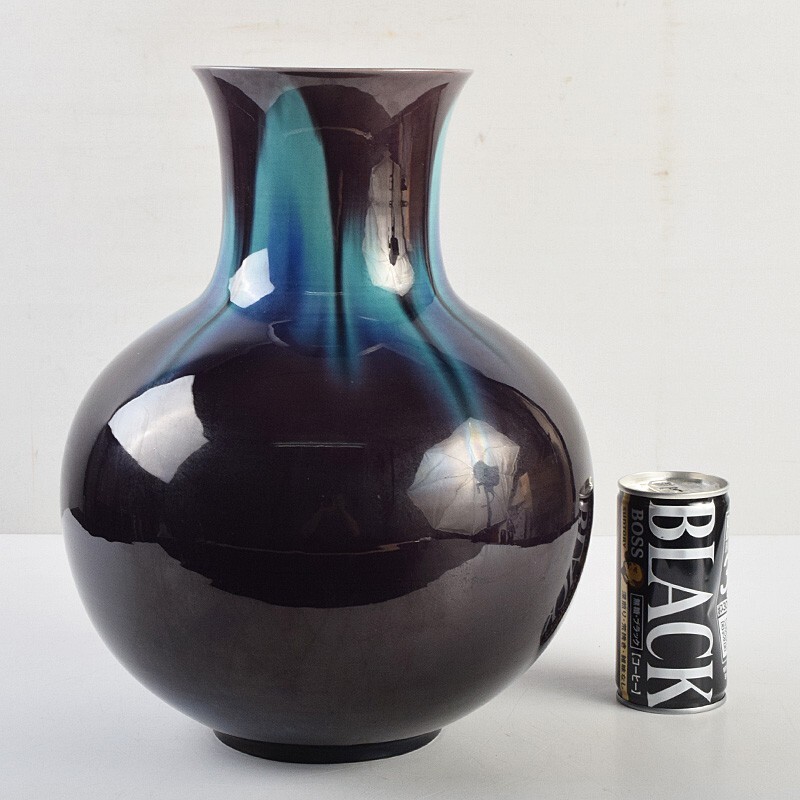  Kutani . дождь . три плата . 10 . добродетель рисовое поле правильный . произведение .. ваза вместе коробка MKWP