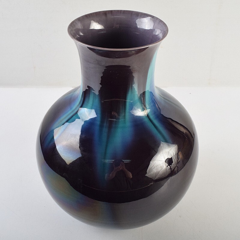  Kutani . дождь . три плата . 10 . добродетель рисовое поле правильный . произведение .. ваза вместе коробка MKWP