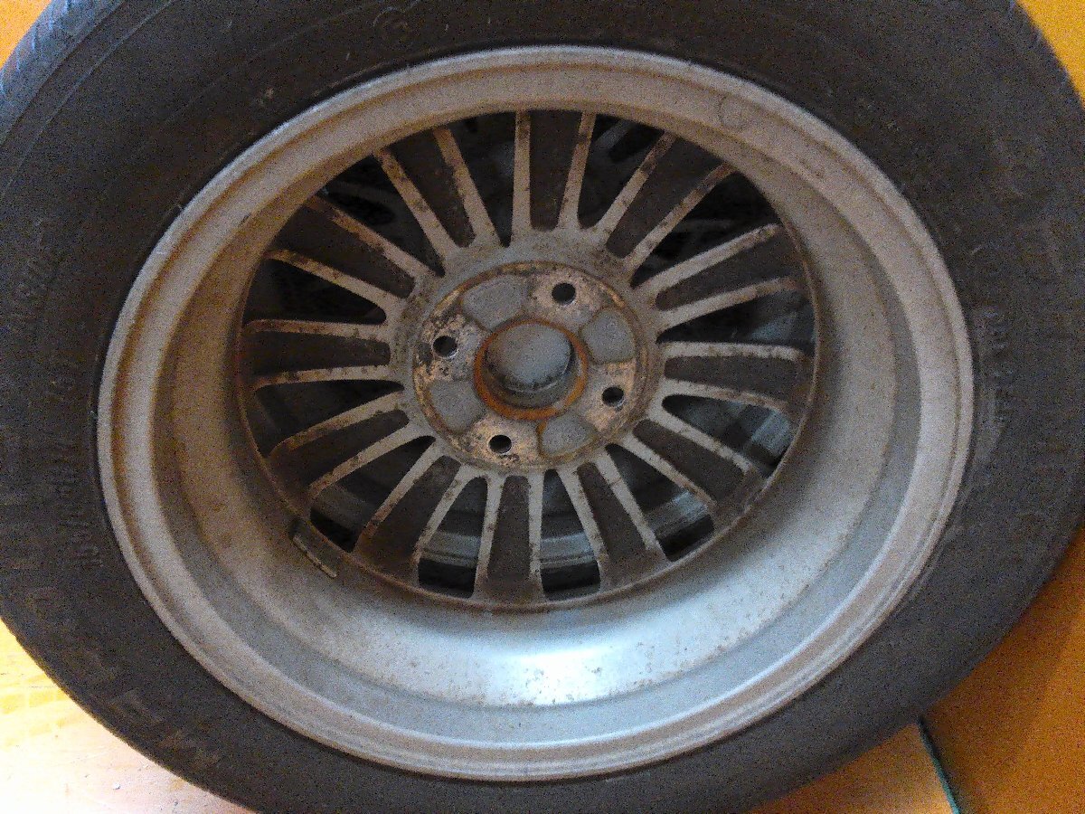 ☆スピスタ☆タイヤホイール ダイハツ純正 コンテ・MOVE・エッセ 155/65R14 4.5J +45 100-4 4本 R141220 中古 22_画像10