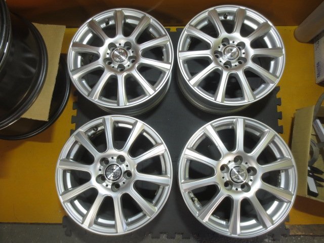 ☆スピスタ☆ホイール JOKER プリウス トヨタ車 15インチ 6.0J +43 100-5 4本 R155247H 中古_画像1