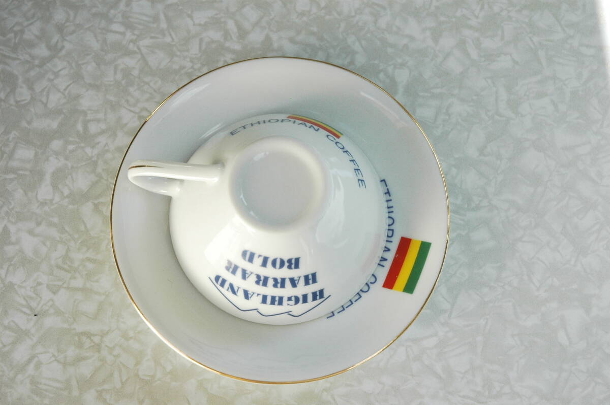 エチオピアのディミタスコーヒーカップセット　実測65ｃｃ位　送料660円_画像2