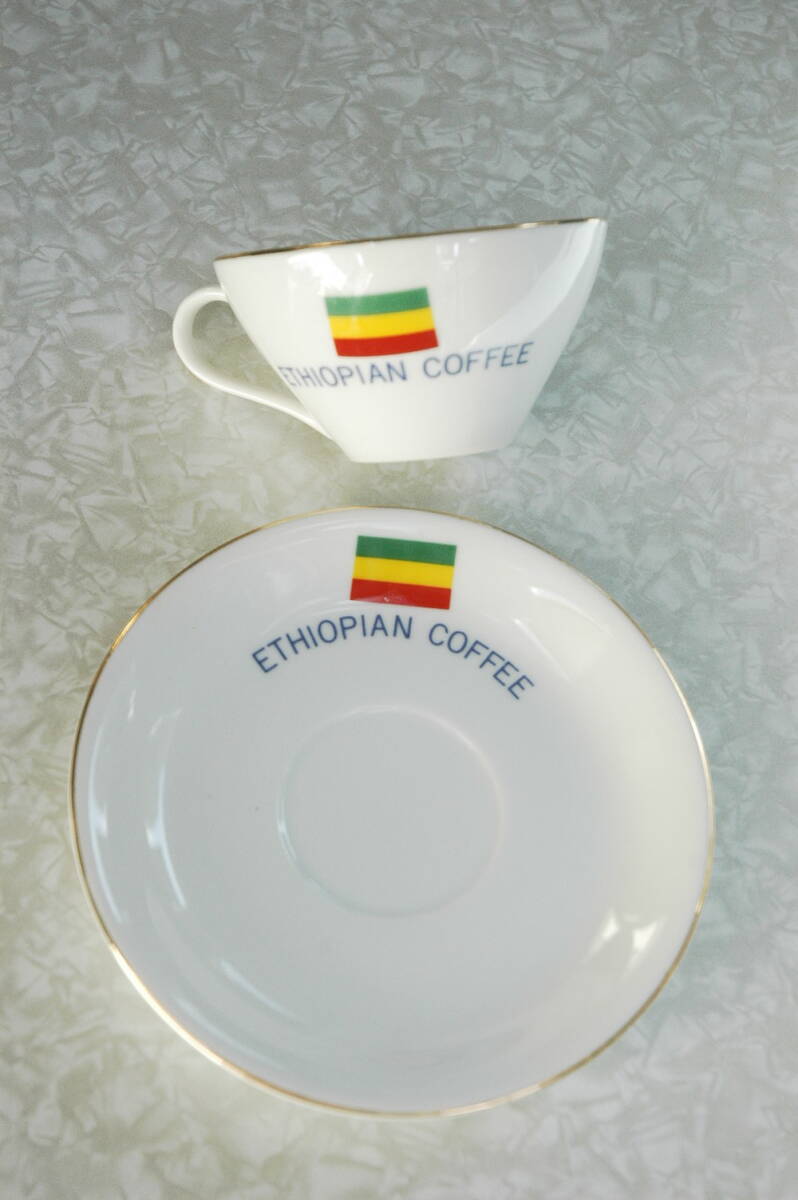エチオピアのディミタスコーヒーカップセット　実測65ｃｃ位　送料660円_画像4