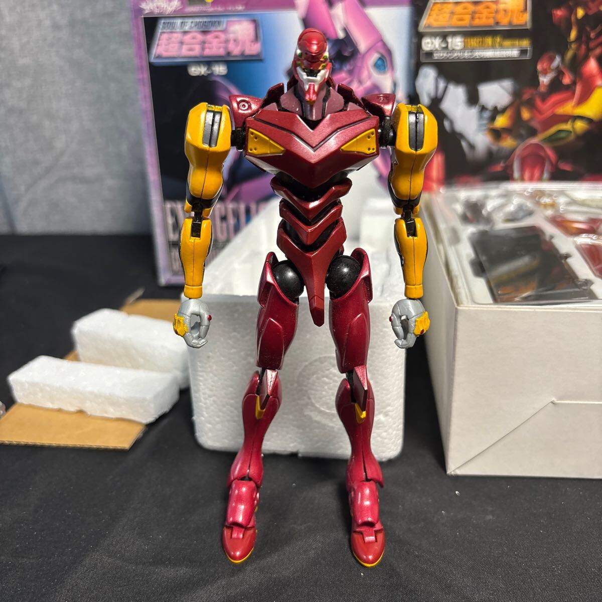 cnco BANDAI バンダイ 超合金魂 GX-15 新世紀エヴァンゲリオン エヴァンゲリオン弐号機 2号機_画像2