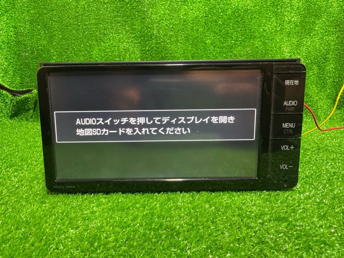 トヨタ純正 SDナビ NSZT-W64 Bluetooth (M17) TOYOTA トヨタ NSZT-W64 メモリーナビ Bluetooth SD(トヨタ