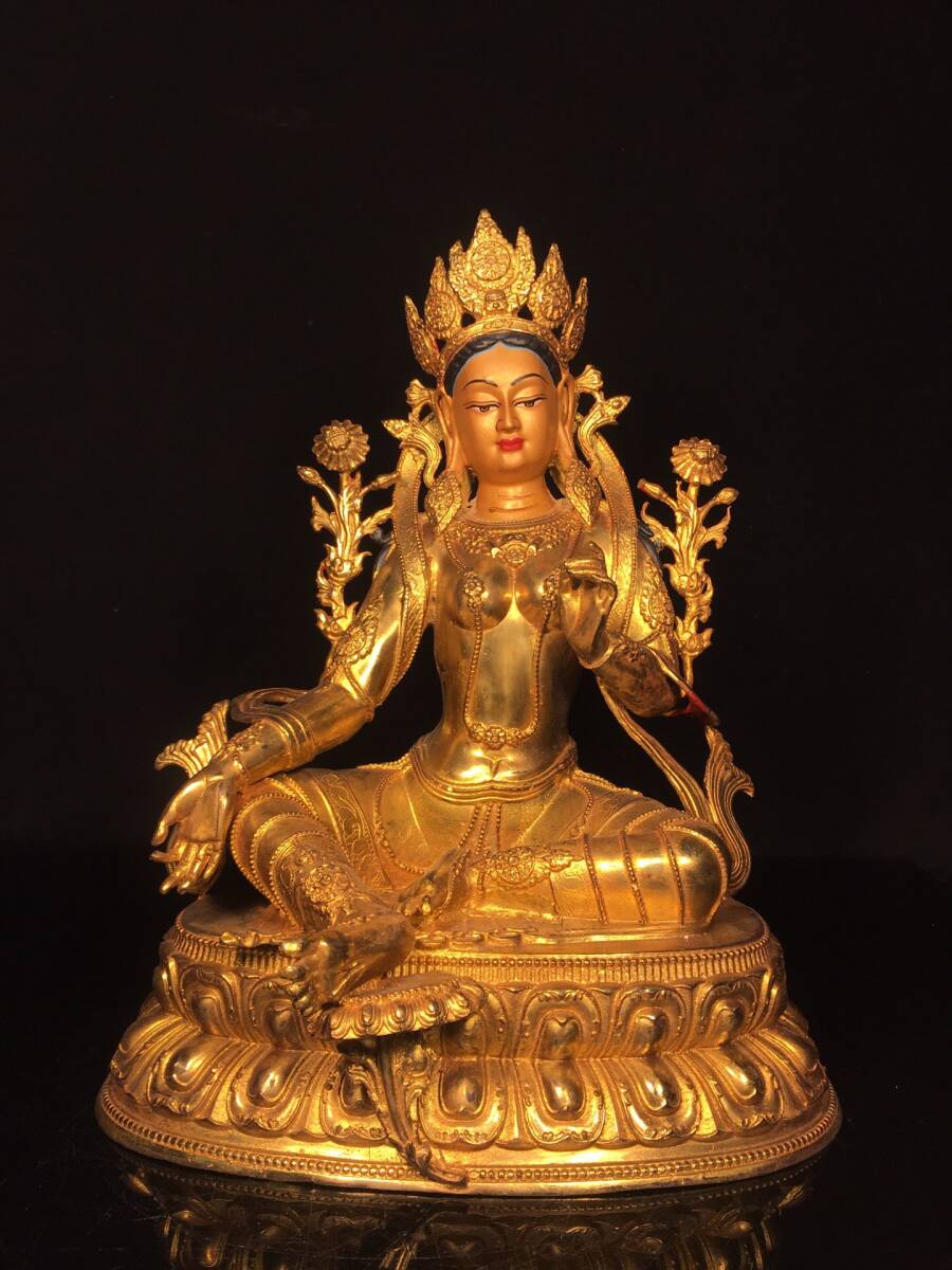 壺屋焼三代仁王 小橋川つる子 作 琉球赤絵花文8.5寸皿